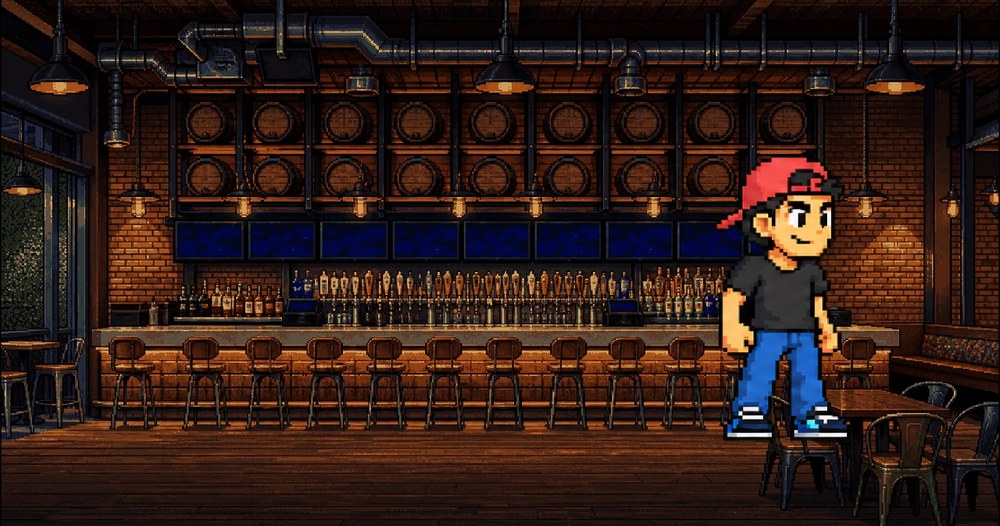 Never Sober: Old Town Friday Night arcade game