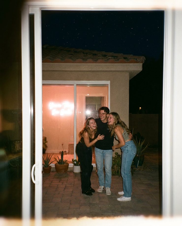 Out back at the afterparty