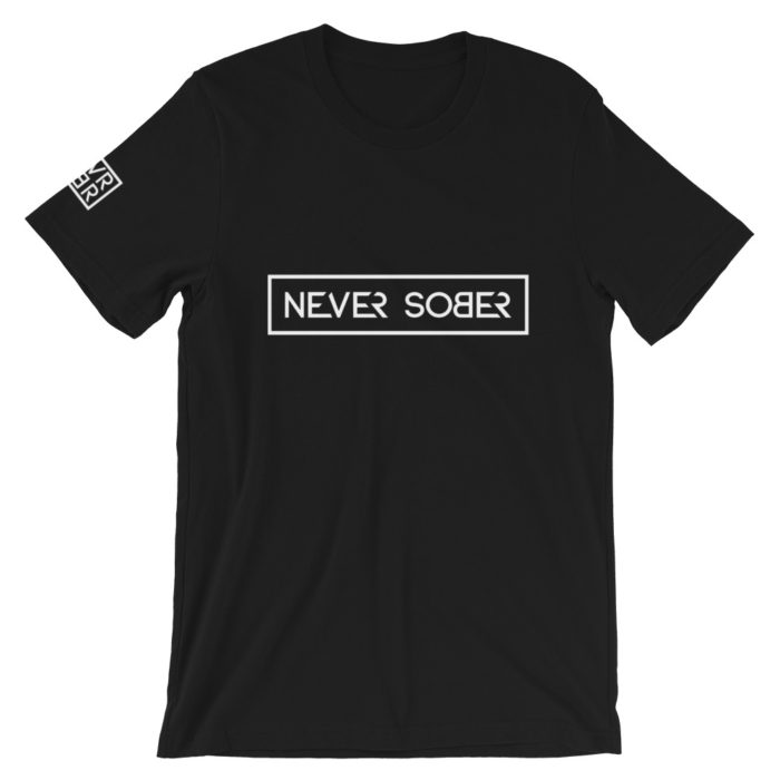 Official Never Sober Brand Starter Tee - Image 2