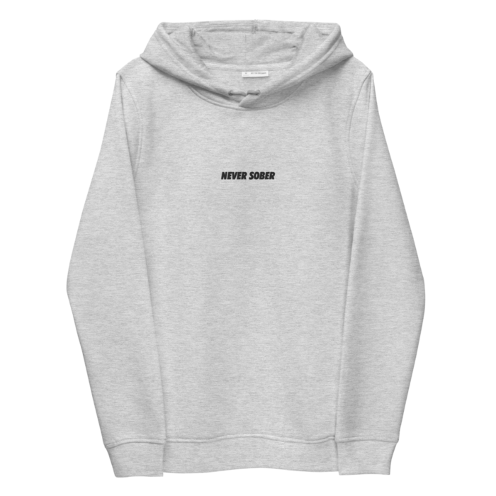 Womens Never Sober Slant Hoodie - Image 2