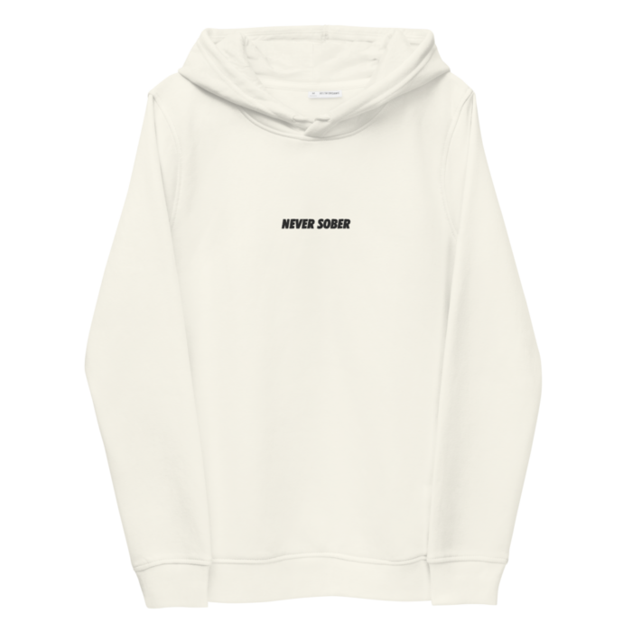 Womens Never Sober Slant Hoodie - Image 3