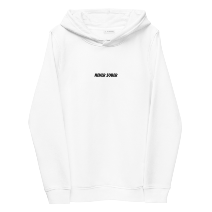 Womens Never Sober Slant Hoodie