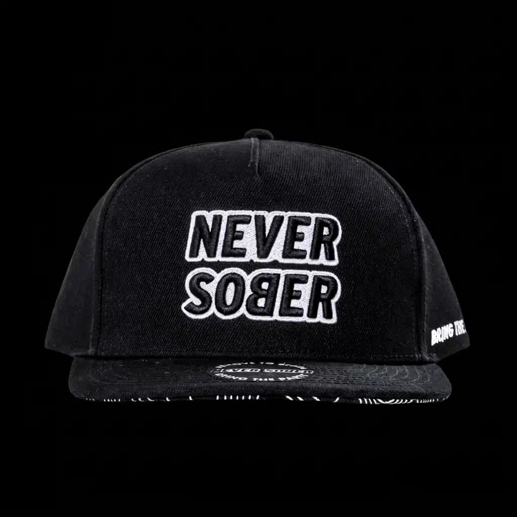 Never Sober energy drink can front view