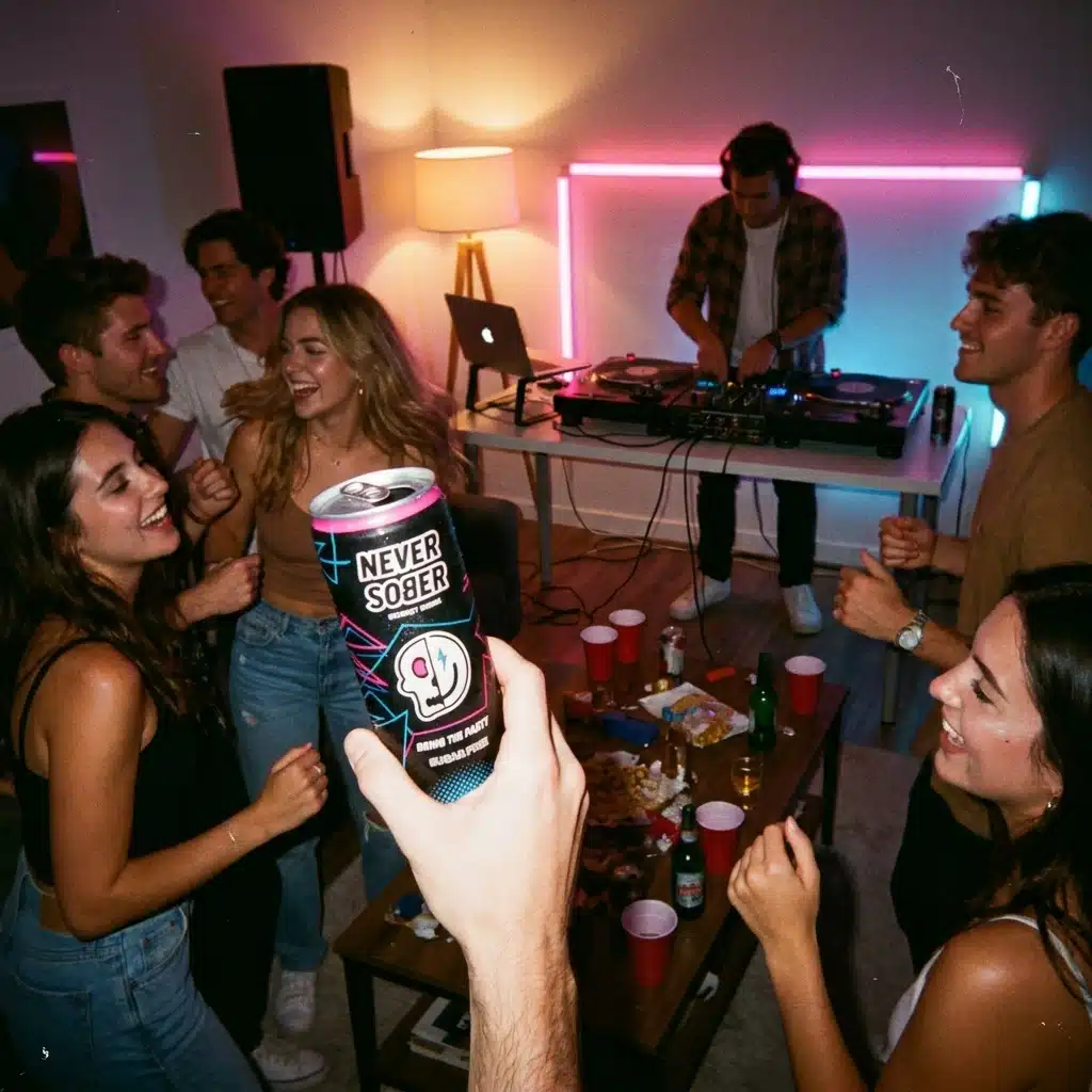 DJ mixing music at a party
